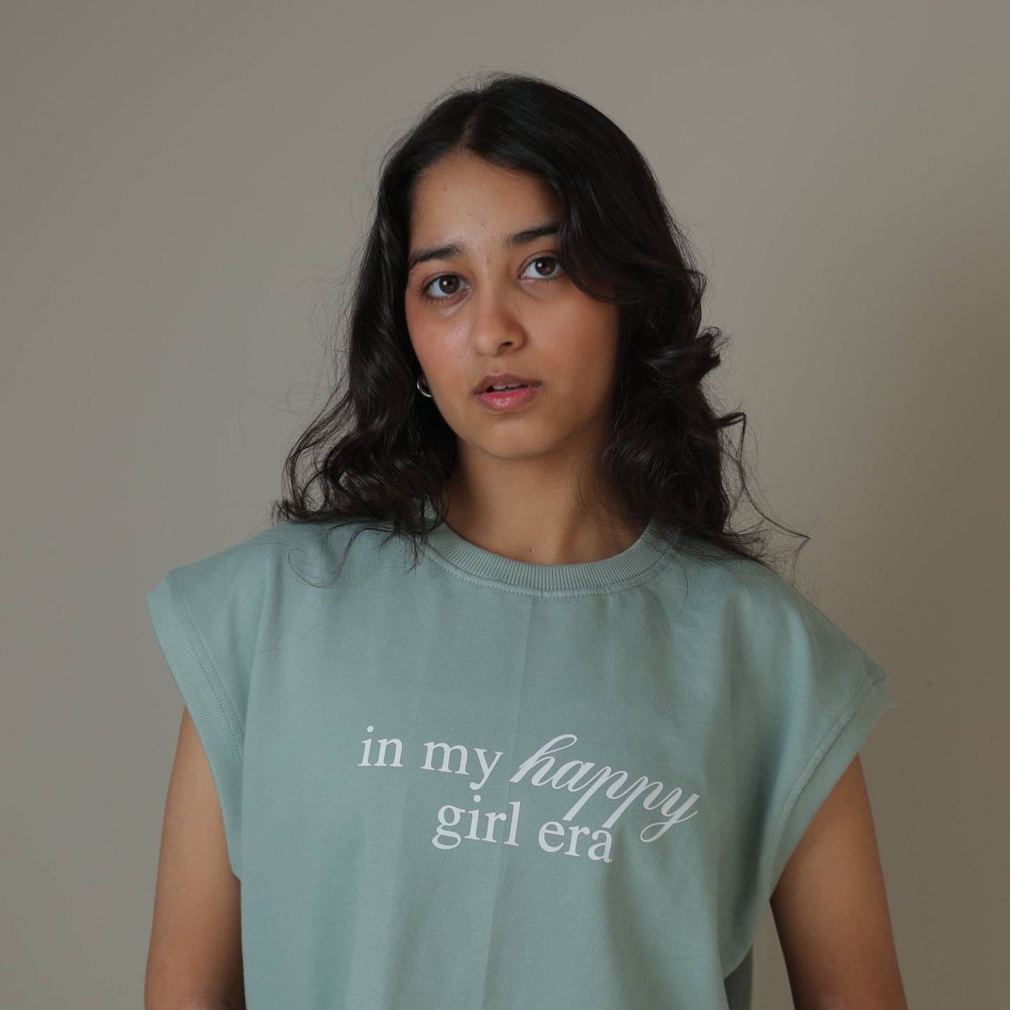 notee sleeveless t-shirt (in my happy girl era)