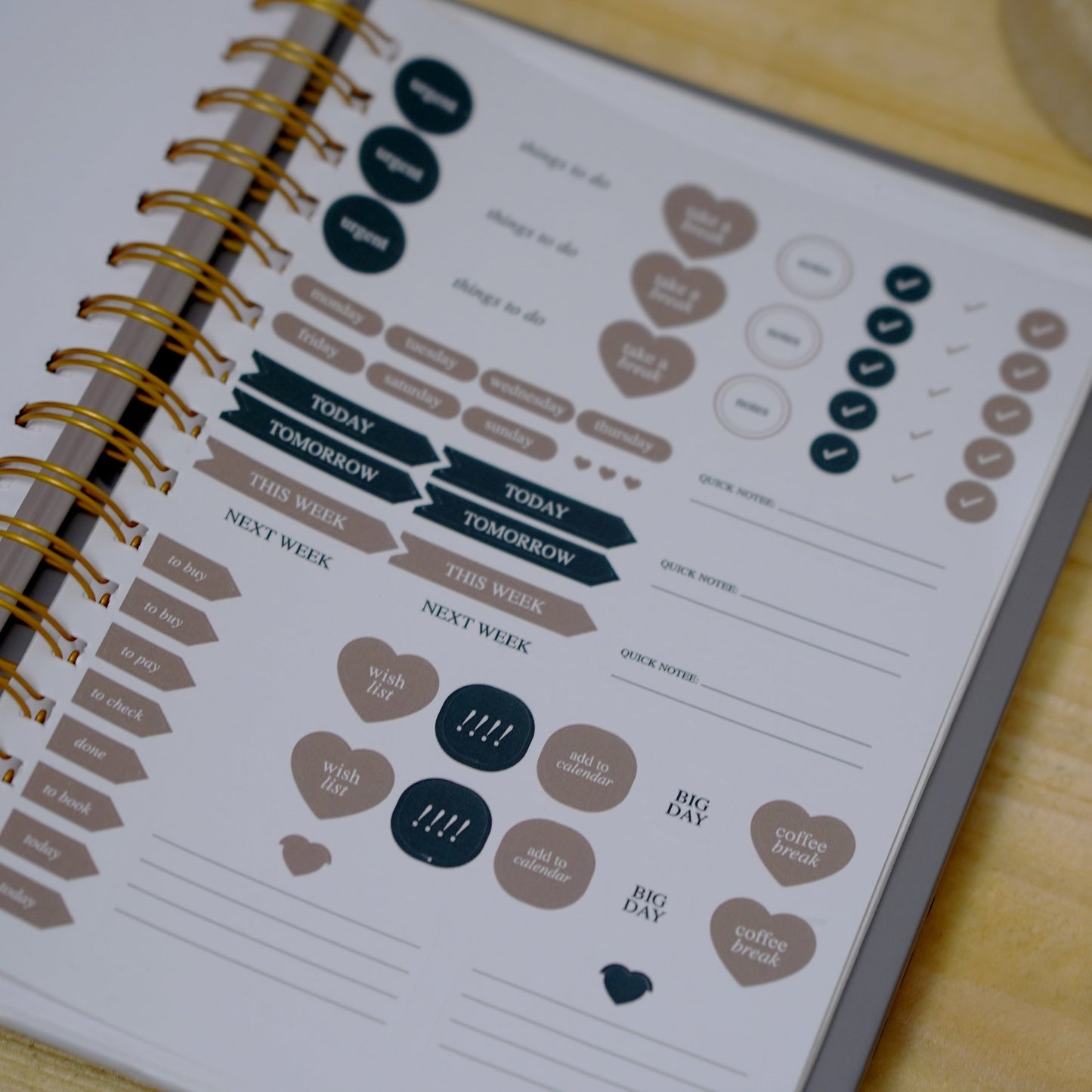 undated planner (trust the process)