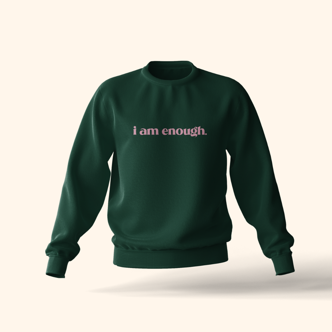 notee oversized sweatshirt (i am enough)