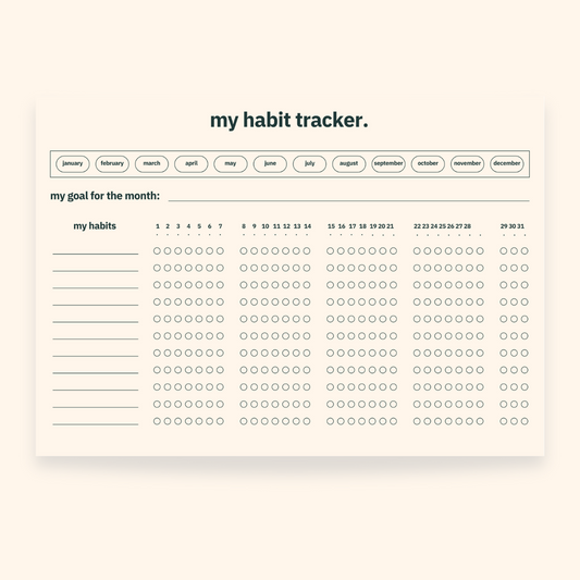 everyday habit tracker