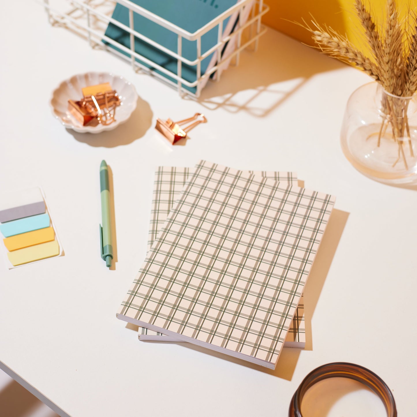 note to self (gingham)