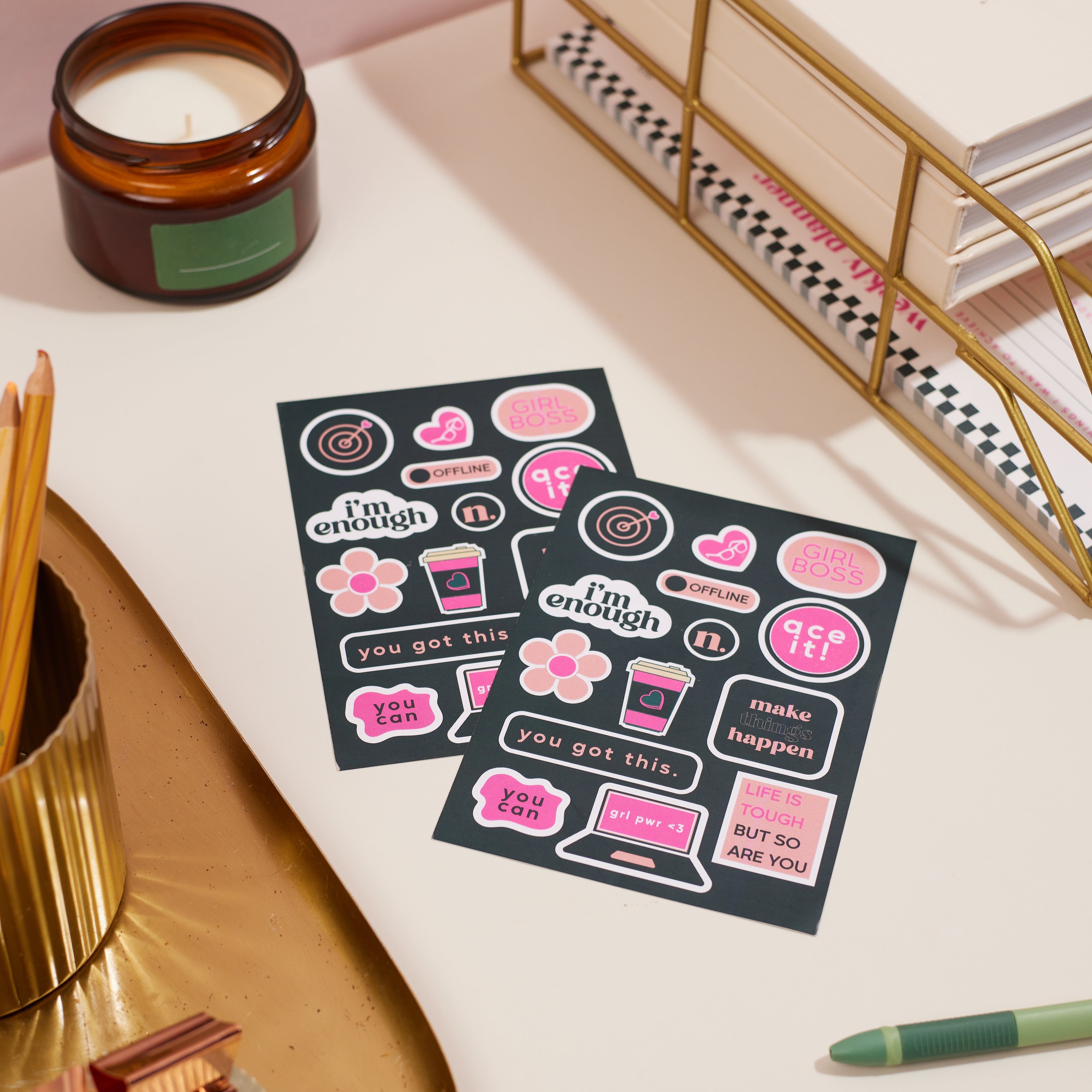 notee iconic sticker sheet – notee.in