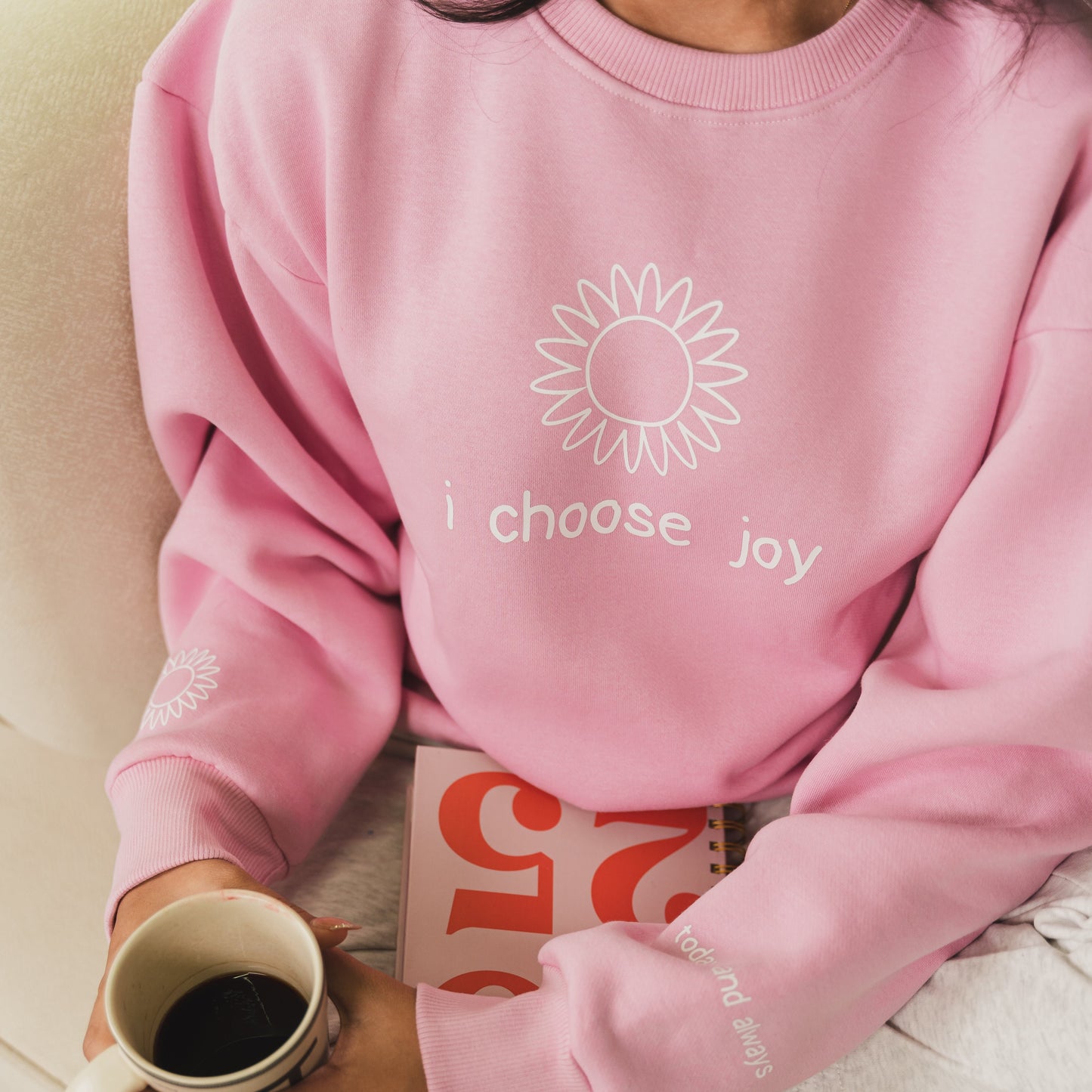 notee oversized sweatshirt (i choose joy)