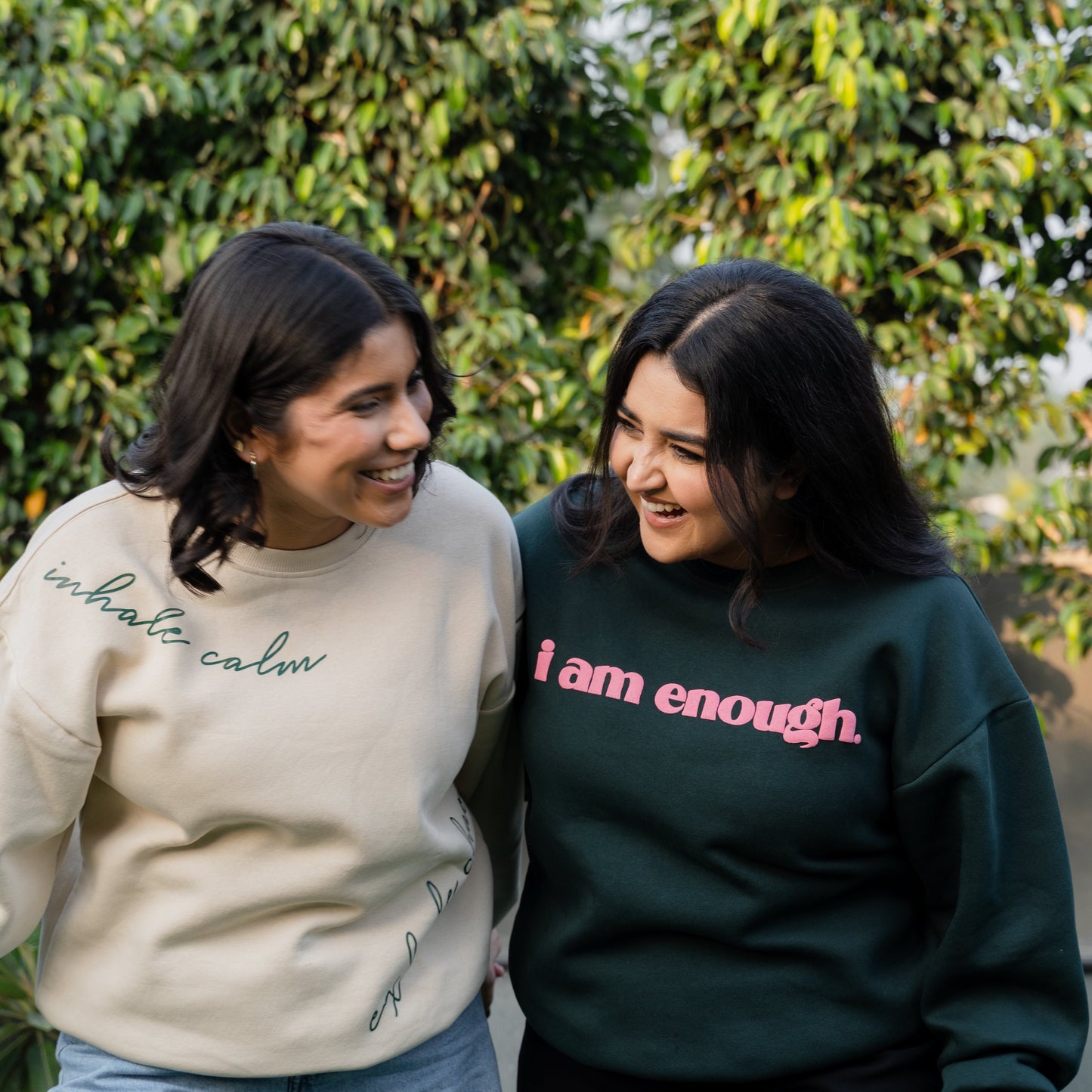 notee oversized sweatshirt (i am enough)